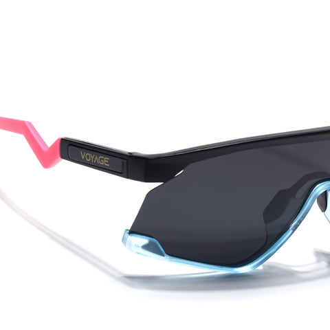 Drift Z | Black & Blue Polarized Sunglasses (Black Lens - PMG7037)
