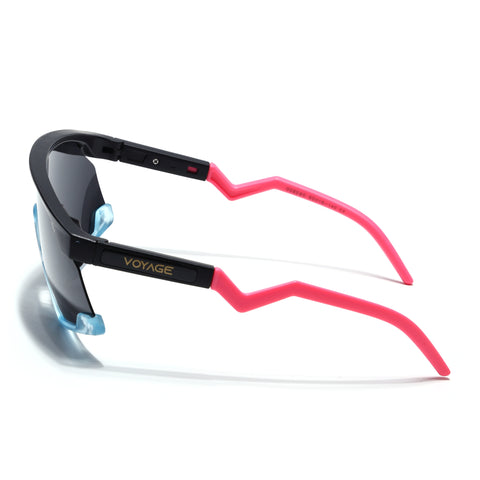 Drift Z | Black & Blue Polarized Sunglasses (Black Lens - PMG7037)