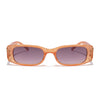 Rectangle Sunglasses (Brown Lens | Light Brown Frame - MG5807)