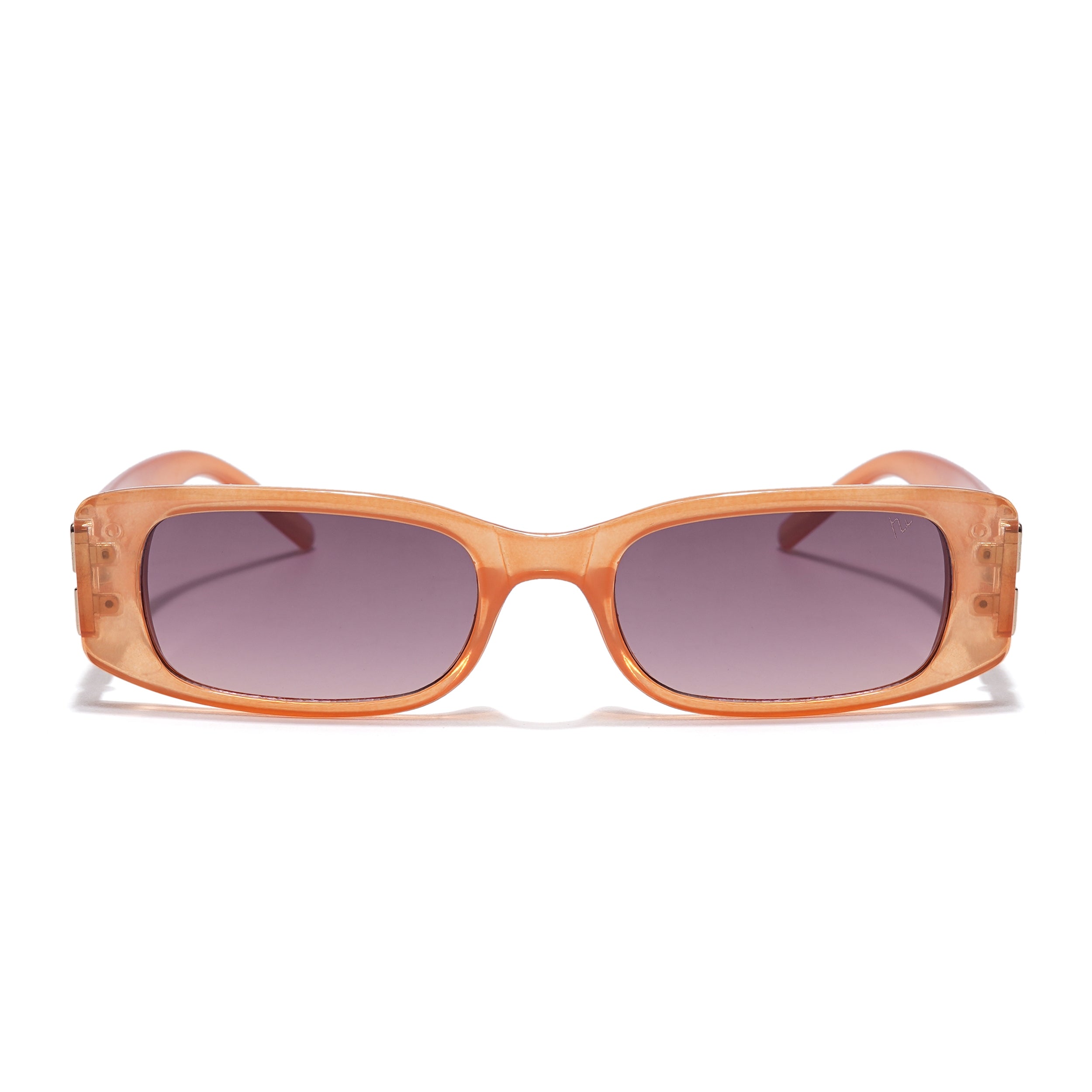 Rectangle Sunglasses (Brown Lens | Light Brown Frame - MG5807)