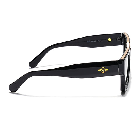 Phantom X | Black Polarized Wayfarer Sunglasses - PMG4114
