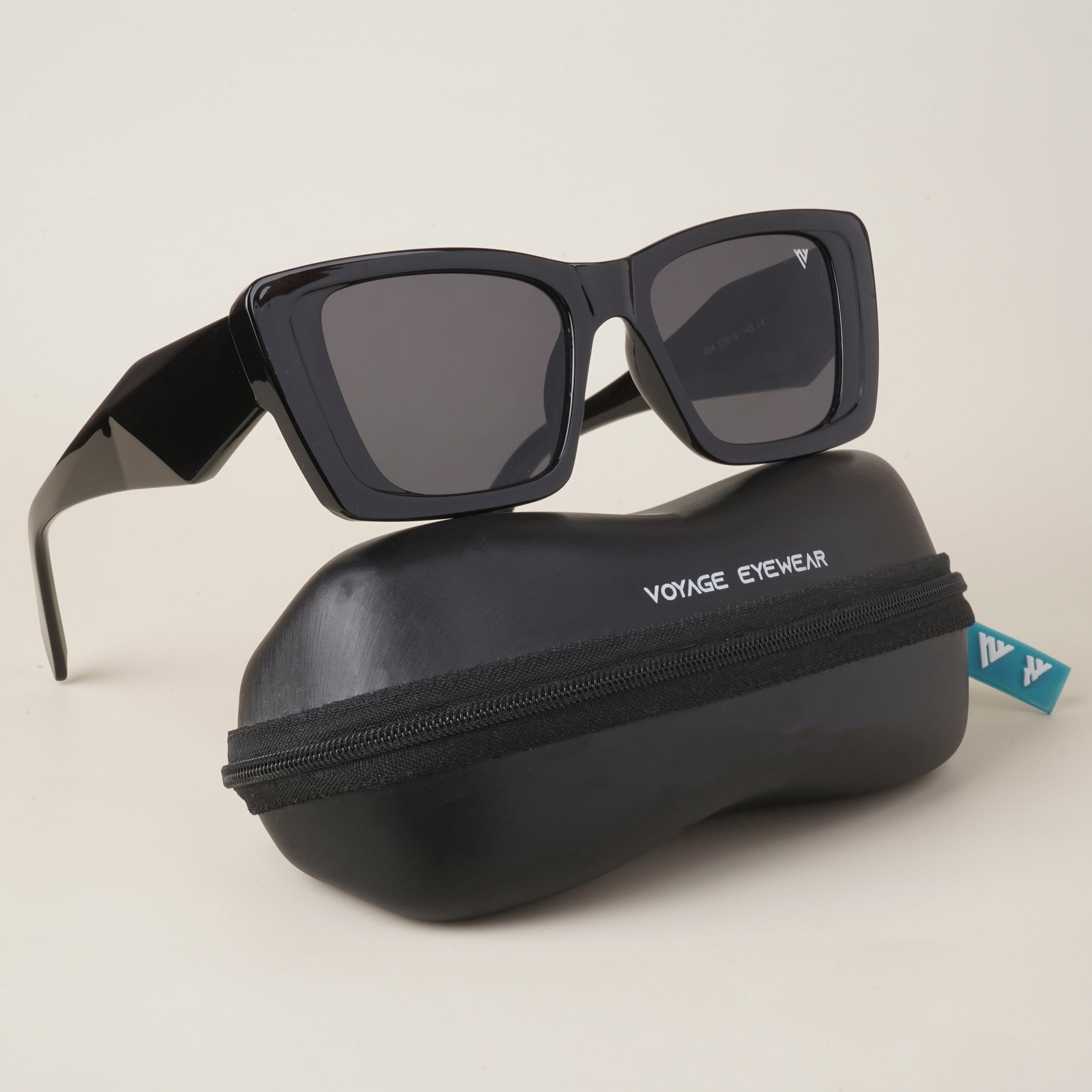Voyage Black Cateye Sunglasses MG3684