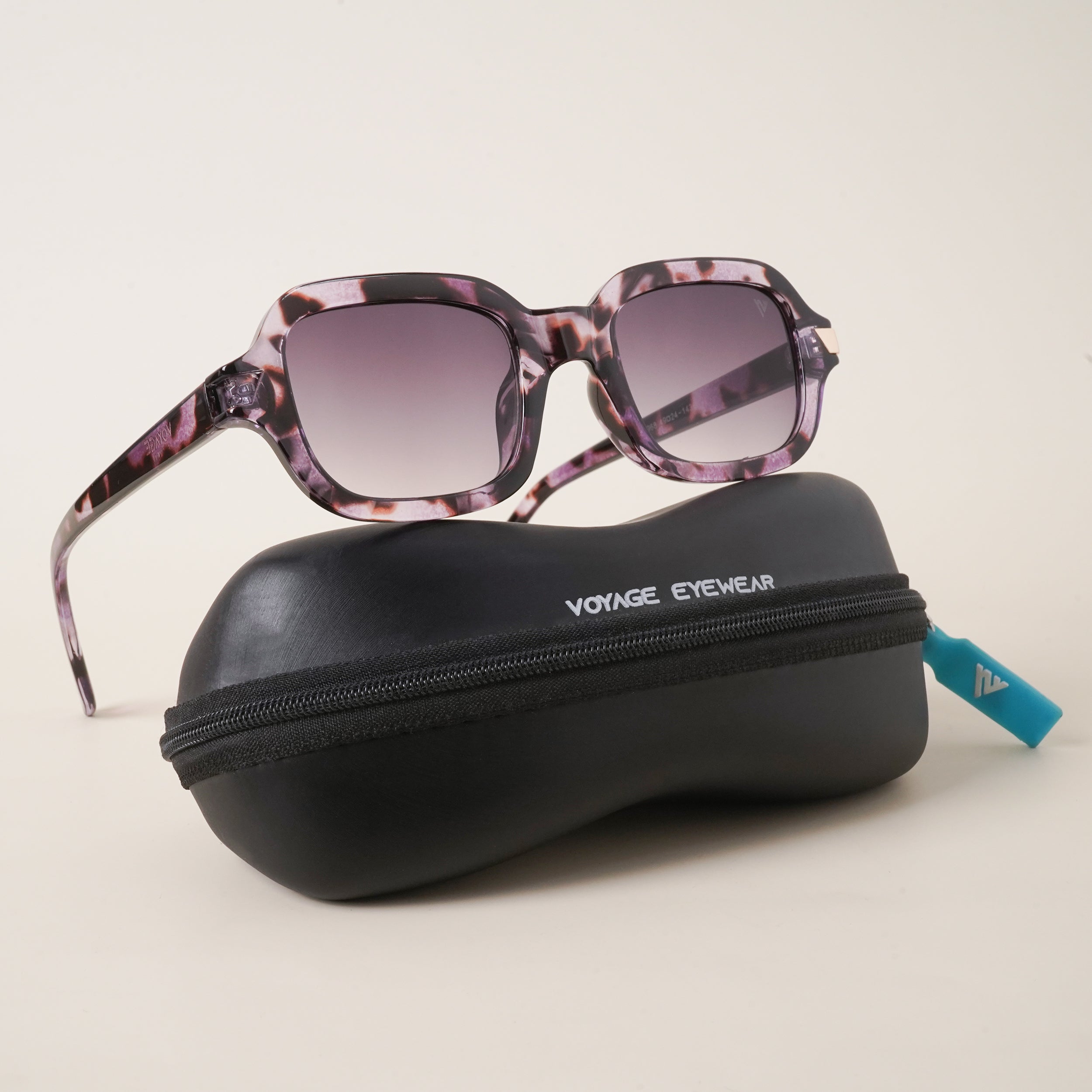 Voyage Demi Purple Rectangle Sunglasses - MG3660