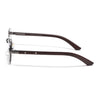Rimless Sunglasses (Green Lens | Gun Metal Frame - MG8980)