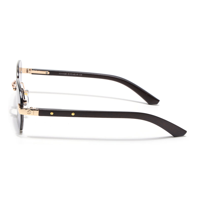 Rimless Sunglasses (Grey Lens | Golden Frame - MG8982)