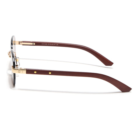 Rimless Sunglasses (Brown Lens | Golden Frame - MG8983)