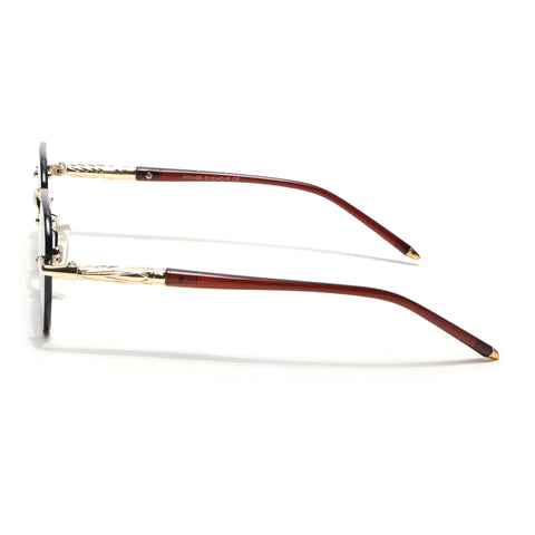 Rimless Sunglasses (Brown Lens | Golden Frame - MG8985)