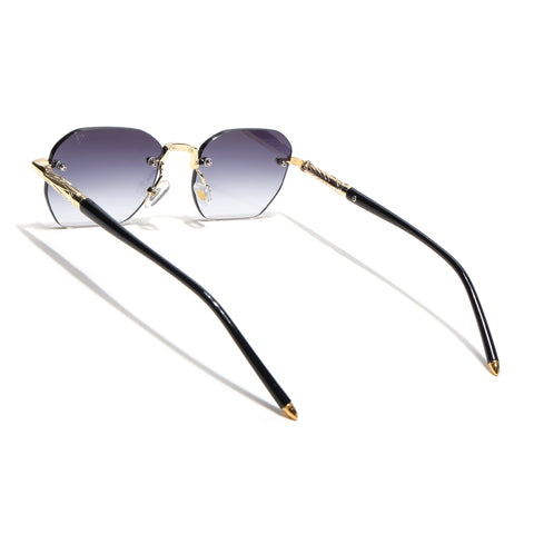 Rimless Sunglasses (Grey Lens | Golden Frame - MG8986)