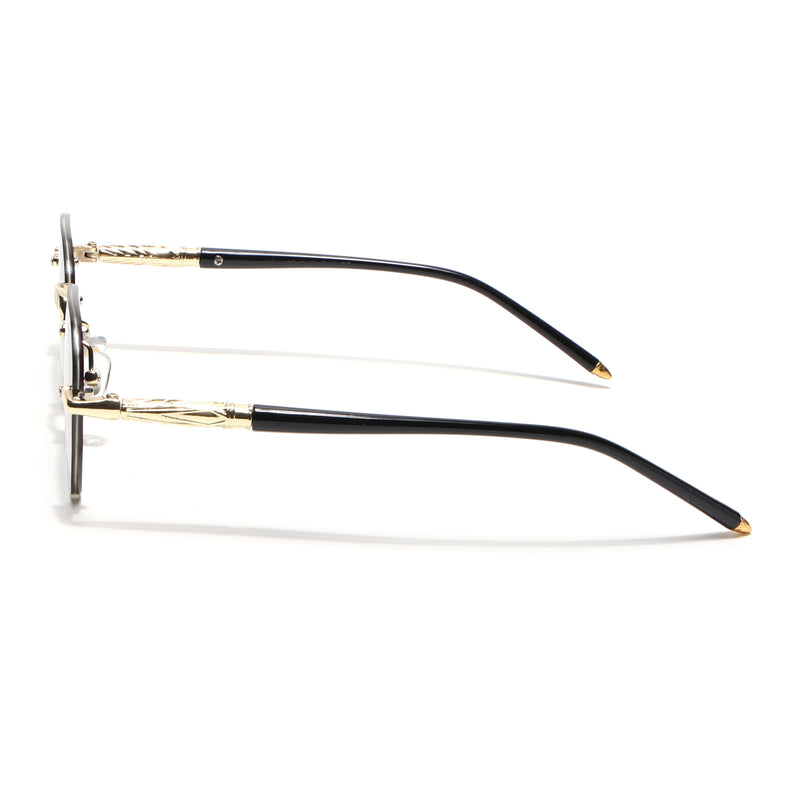 Rimless Sunglasses (Grey Lens | Golden Frame - MG8986)