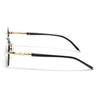 Rimless Sunglasses (Black Lens | Golden Frame - MG8987)