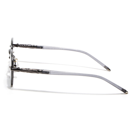 Rimless Sunglasses (Olive Lens | Gun Metal Frame - MG8988)