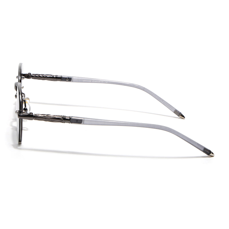 Rimless Sunglasses (Olive Lens | Gun Metal Frame - MG8988)