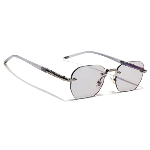 Rimless Sunglasses (Smoke Black Lens | Silver Frame - MG9119)