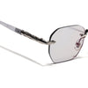 Rimless Sunglasses (Smoke Black Lens | Silver Frame - MG9119)