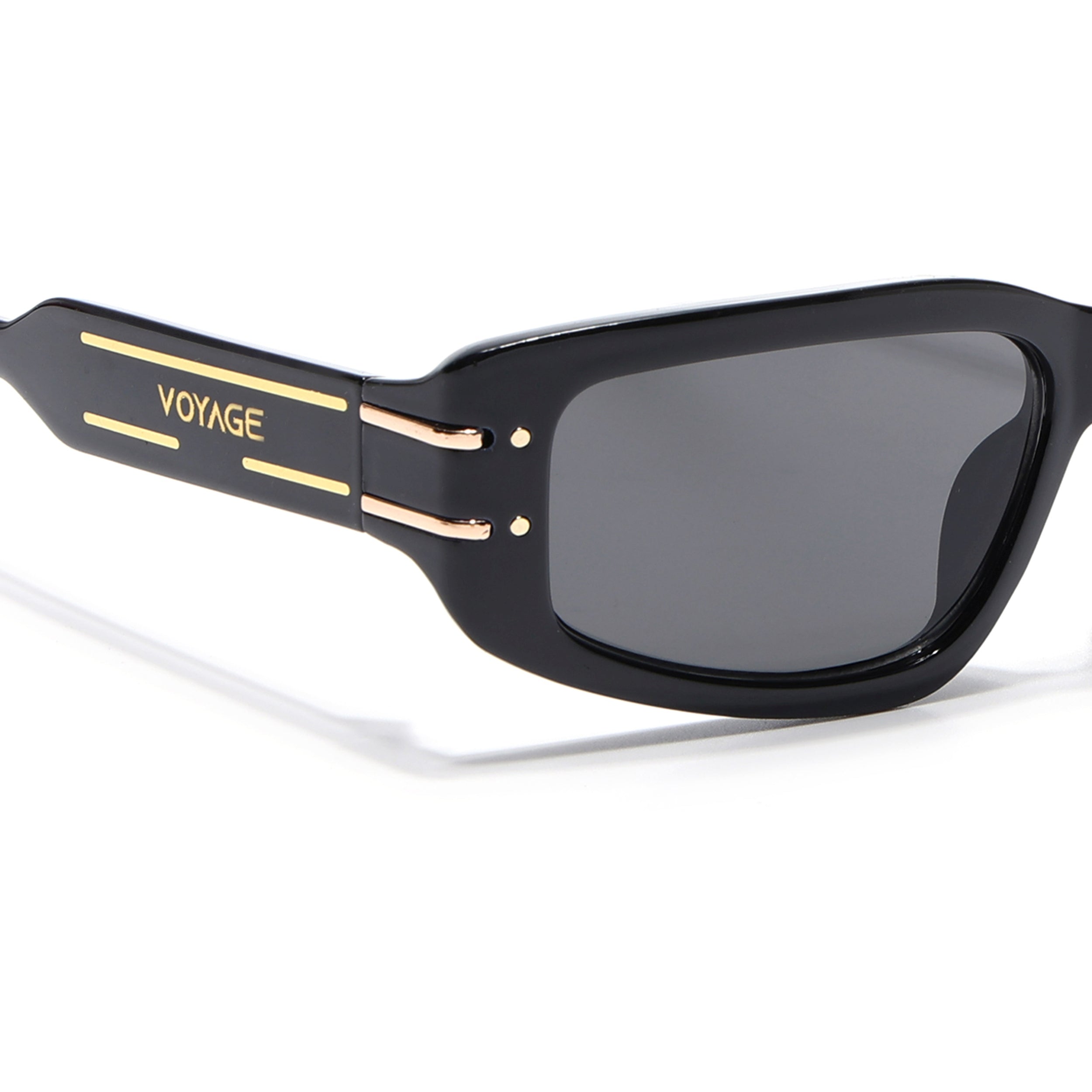 Ash | Black Rectangle Sunglasses | MG6703