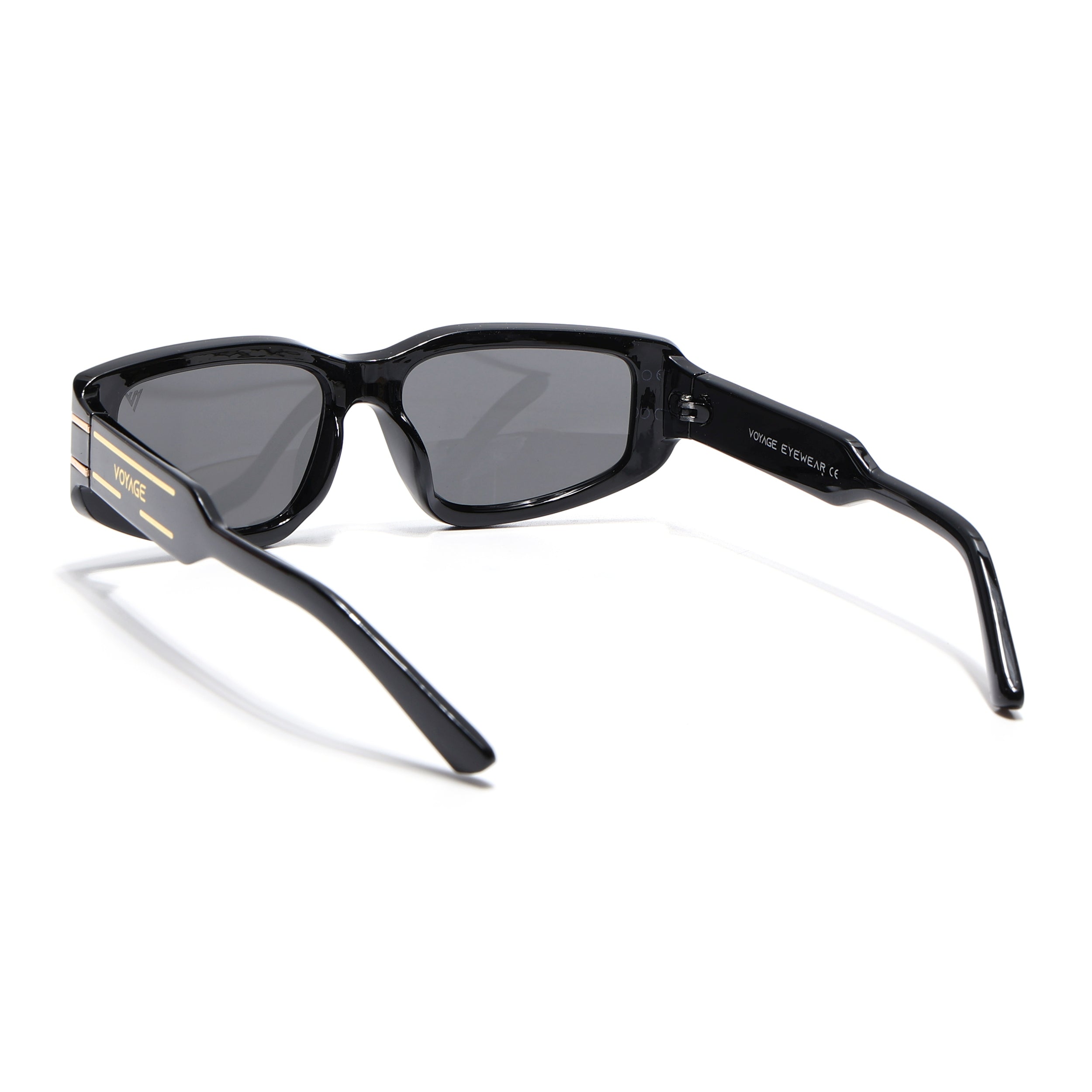 Ash | Black Rectangle Sunglasses | MG6703
