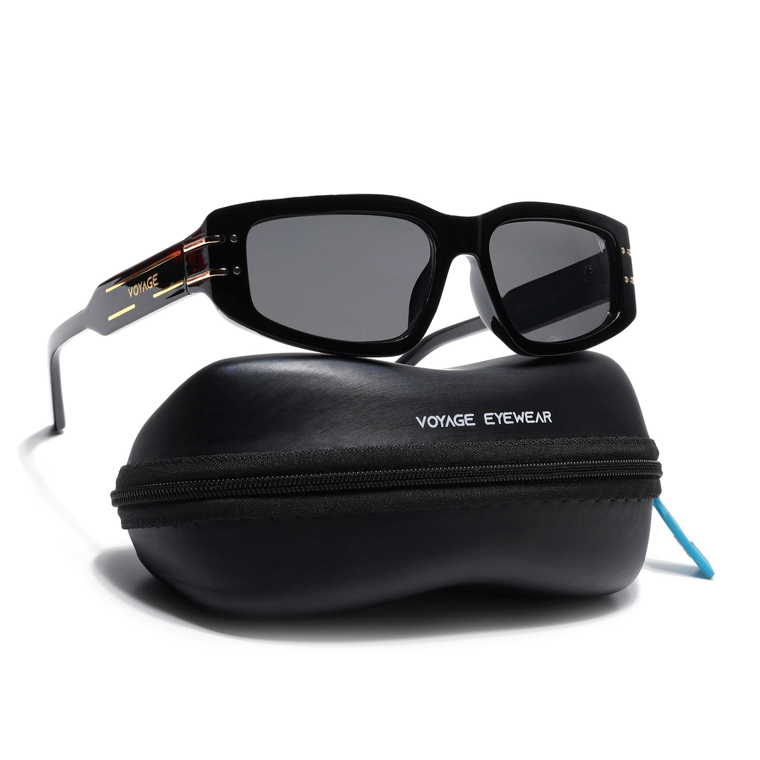 Ash | Black Rectangle Sunglasses | MG6703