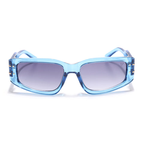 Ash | Blue Rectangle Sunglasses | MG6705