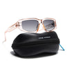 Ash | Brown Rectangle Sunglasses | MG6706