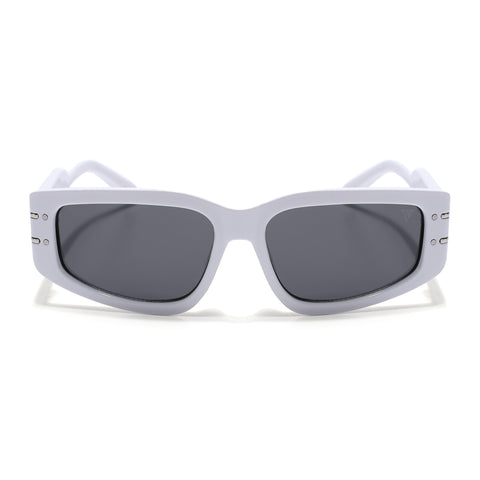 Ash | White Rectangle Sunglasses | MG6707