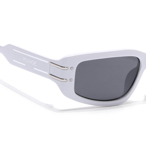 Ash | White Rectangle Sunglasses | MG6707