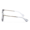 Rebel | Grey Wayfarer Polarized Sunglasses | Black Lens - PMG6630