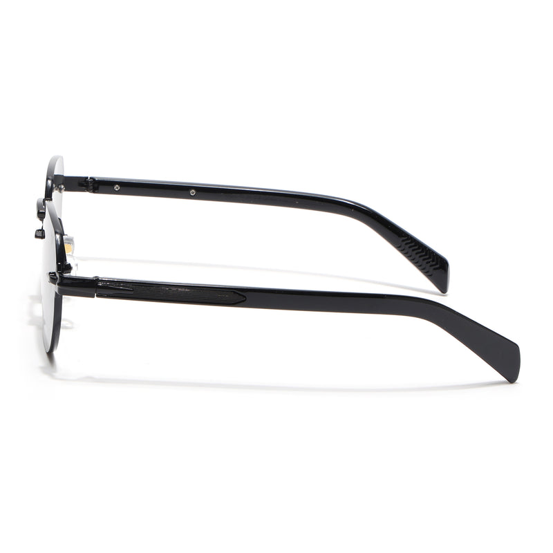 Rimless Sunglasses (Green Lens | Black Frame - MG8974)