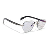Rimless Sunglasses (Grey Lens | Silver Frame - MG8976)