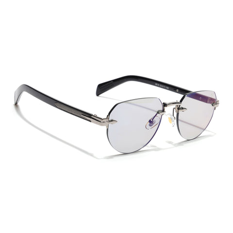 Rimless Sunglasses (Grey Lens | Silver Frame - MG8976)