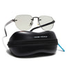 Rimless Sunglasses (Grey Lens | Silver Frame - MG8976)