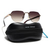 Rimless Sunglasses (Brown Lens | Golden Frame - MG8979)