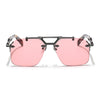 Hawk | Red Wayfarer Sunglasses | Grey Frame - MG5879