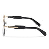 Hawk | Black Wayfarer Sunglasses | Golden Frame - MG5882