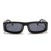 Old Smuggler | Matte Black Unisex Sunglasses | Black Lens - MG6574