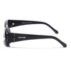 Old Smuggler | Matte Black Unisex Sunglasses | Black Lens - MG6574