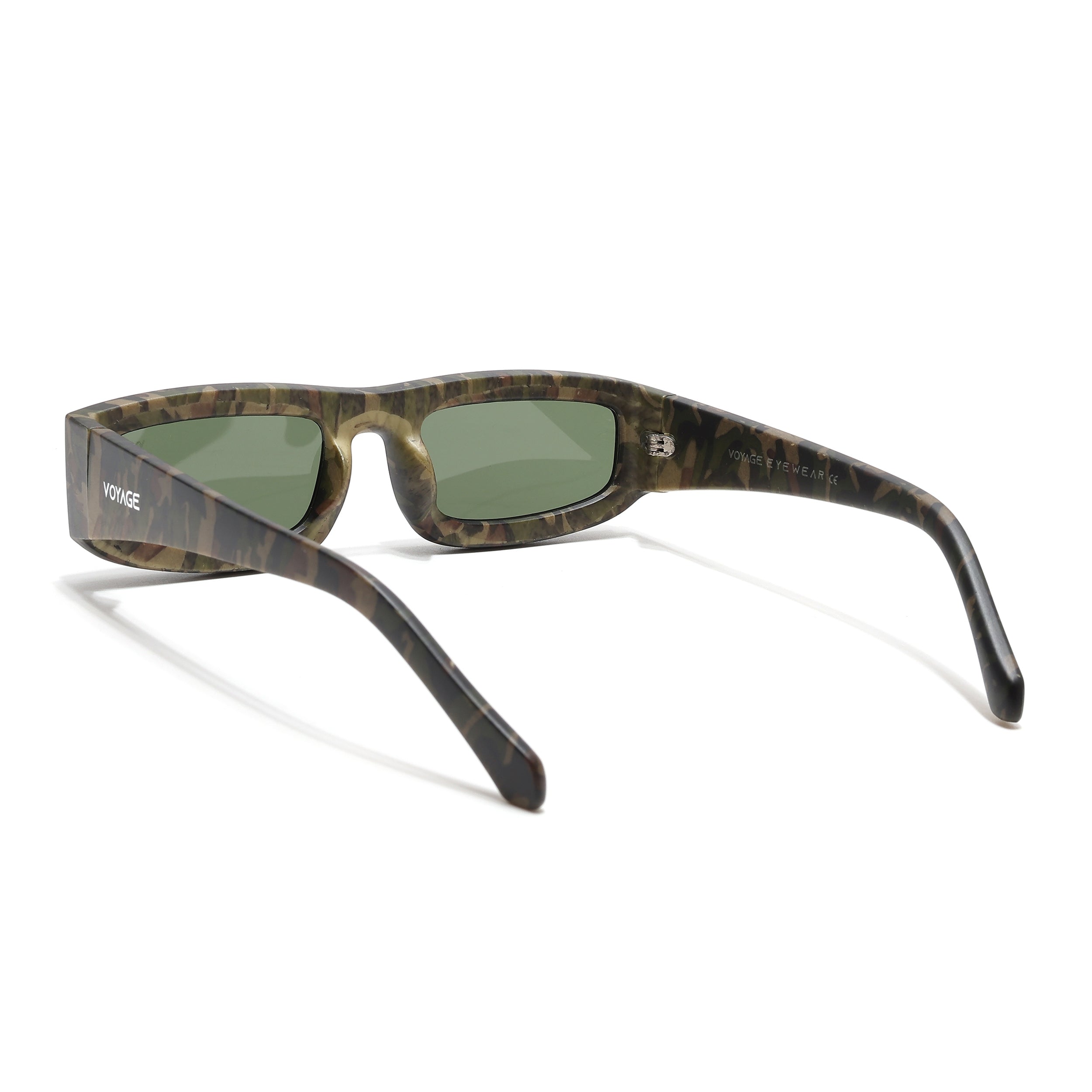 Old Smuggler | Militry Unisex Sunglasses | Green Lens - MG6578
