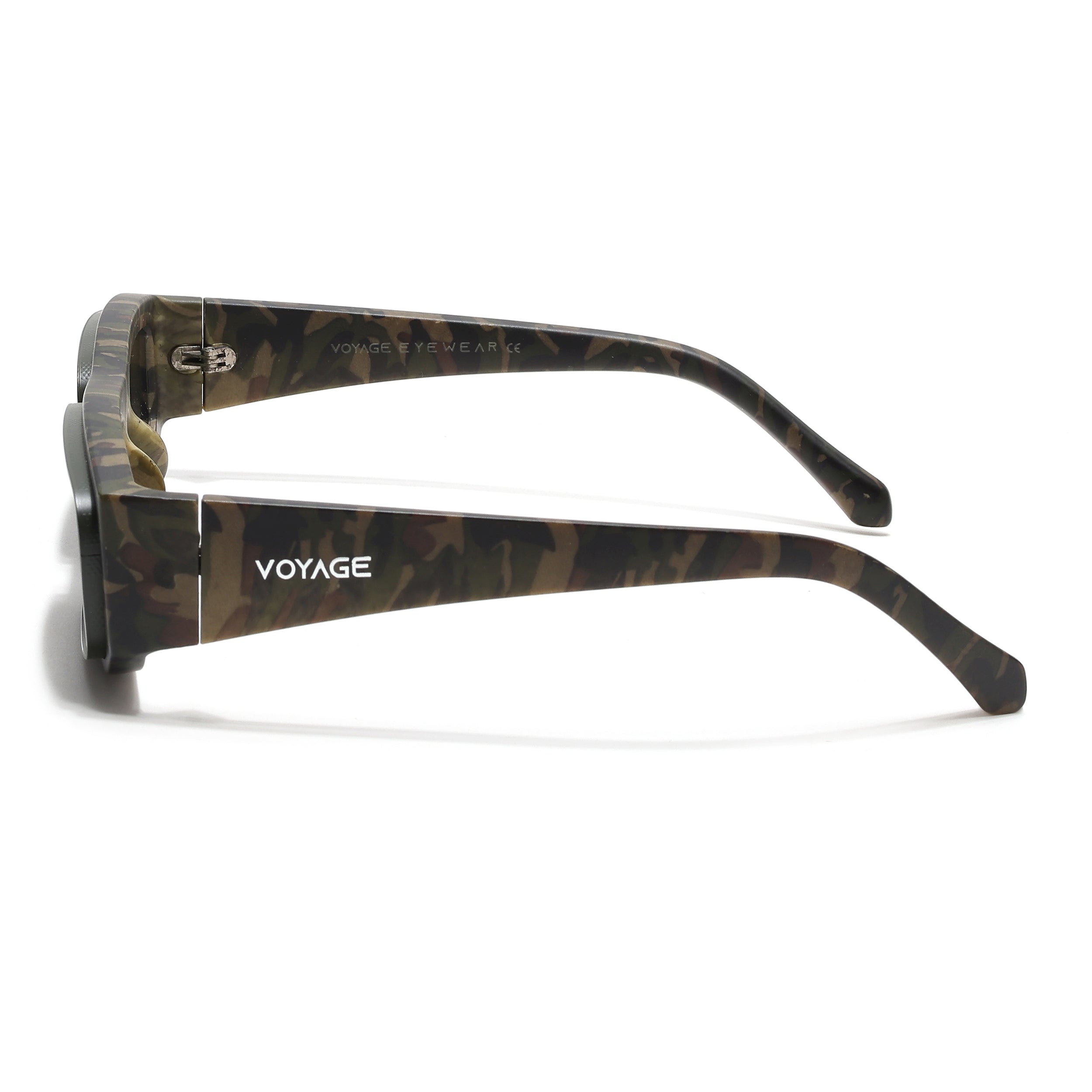 Old Smuggler | Militry Unisex Sunglasses | Green Lens - MG6578
