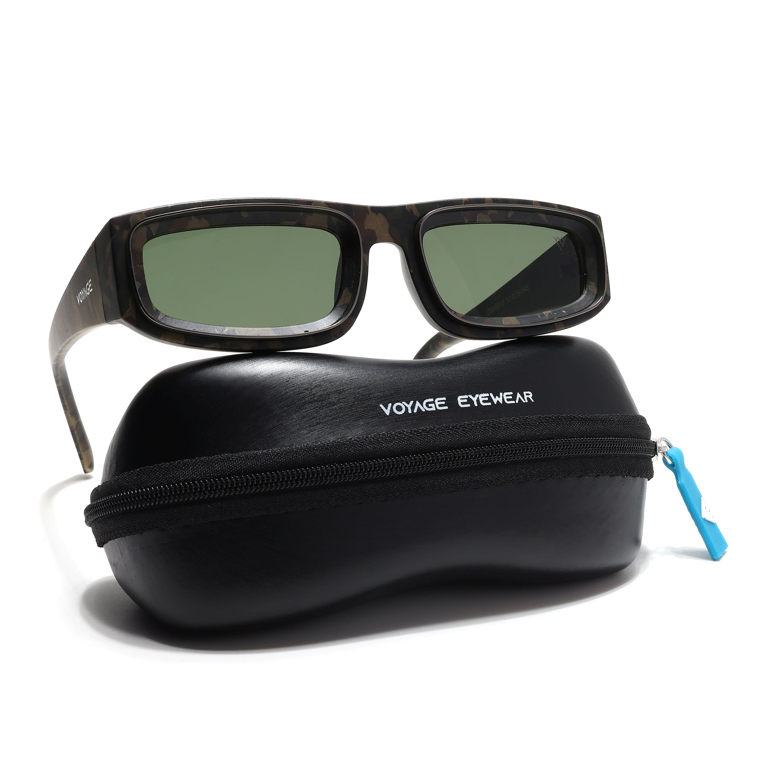 Old Smuggler | Militry Unisex Sunglasses | Green Lens - MG6578