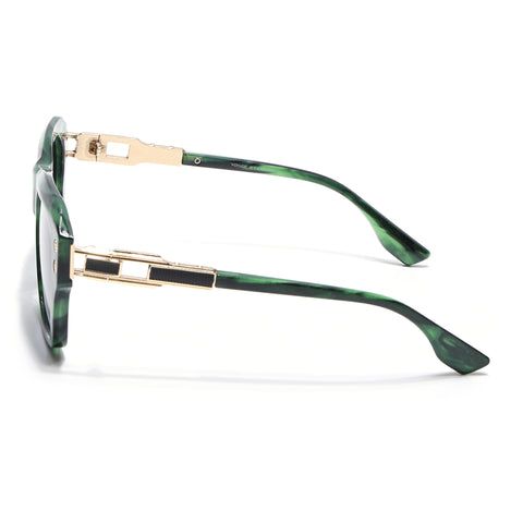 Carbon | Green Wayfarer Polarized Sunglasses | Grey Lens - PMG6701