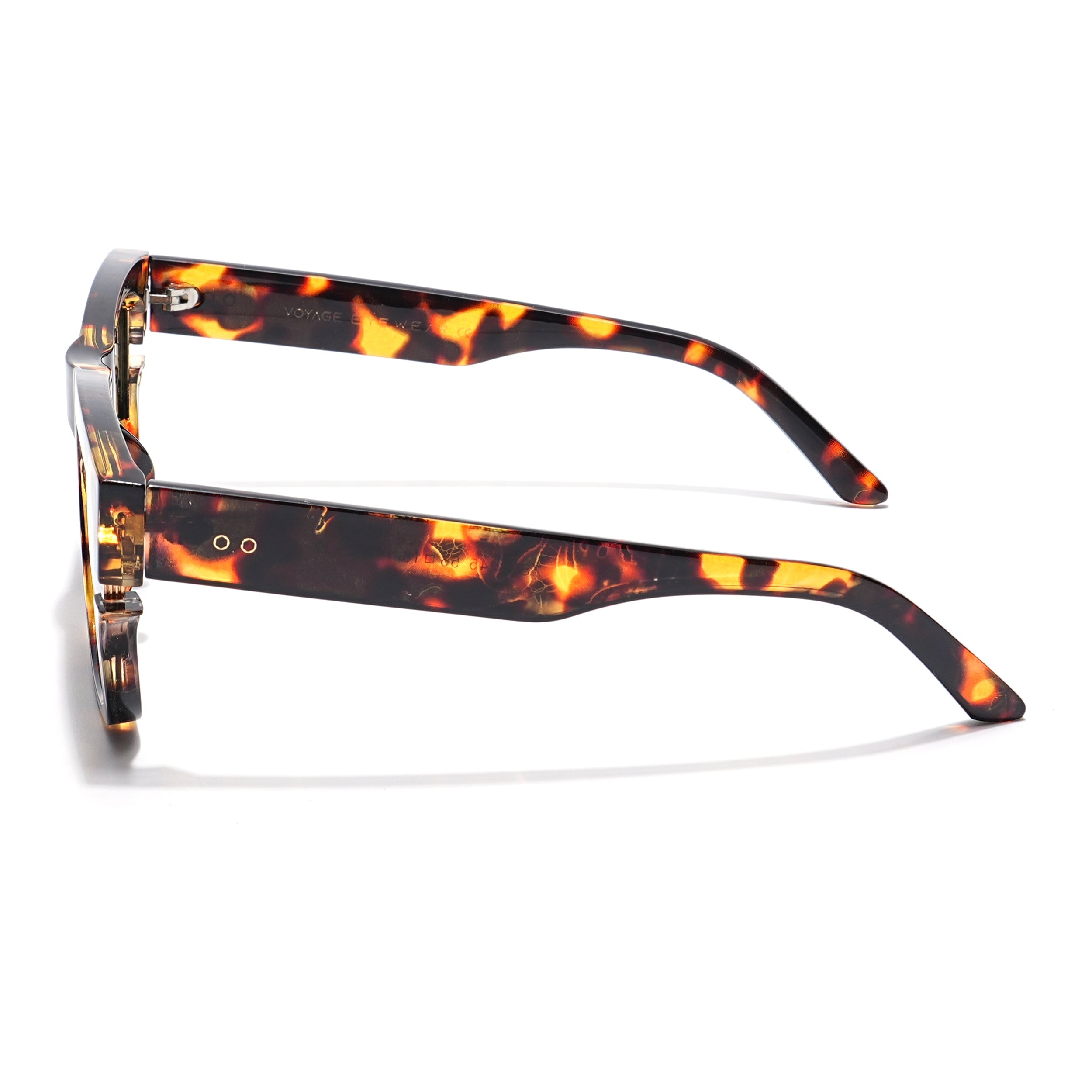 Wayfarer Sunglasses (Green Lens | Demi  Brown Frame - PMG6047)