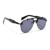 Hawk | Black Aviator Sunglasses | Black Frame - MG5884