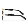 Hawk | Black Aviator Sunglasses | Golden Frame - MG5889