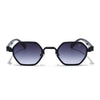 Avero | Black Hexagonal Sunglasses | Black Frame - MG9256