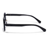 Avero | Black Hexagonal Sunglasses | Black Frame - MG9256