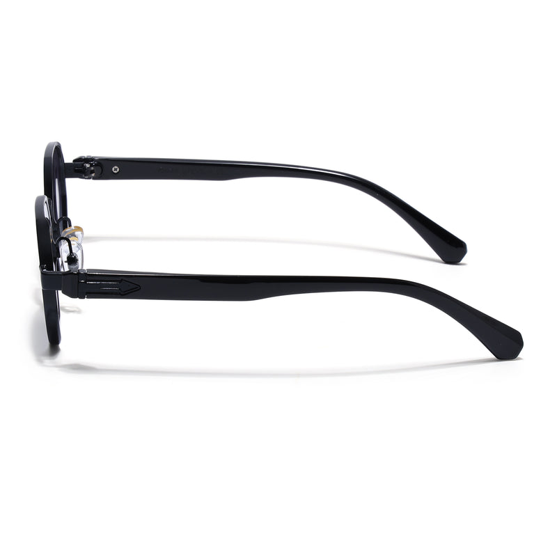 Avero | Black Hexagonal Sunglasses | Black Frame - MG9256