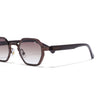 Avero | Brown Hexagonal Sunglasses | Brown Frame - MG9258