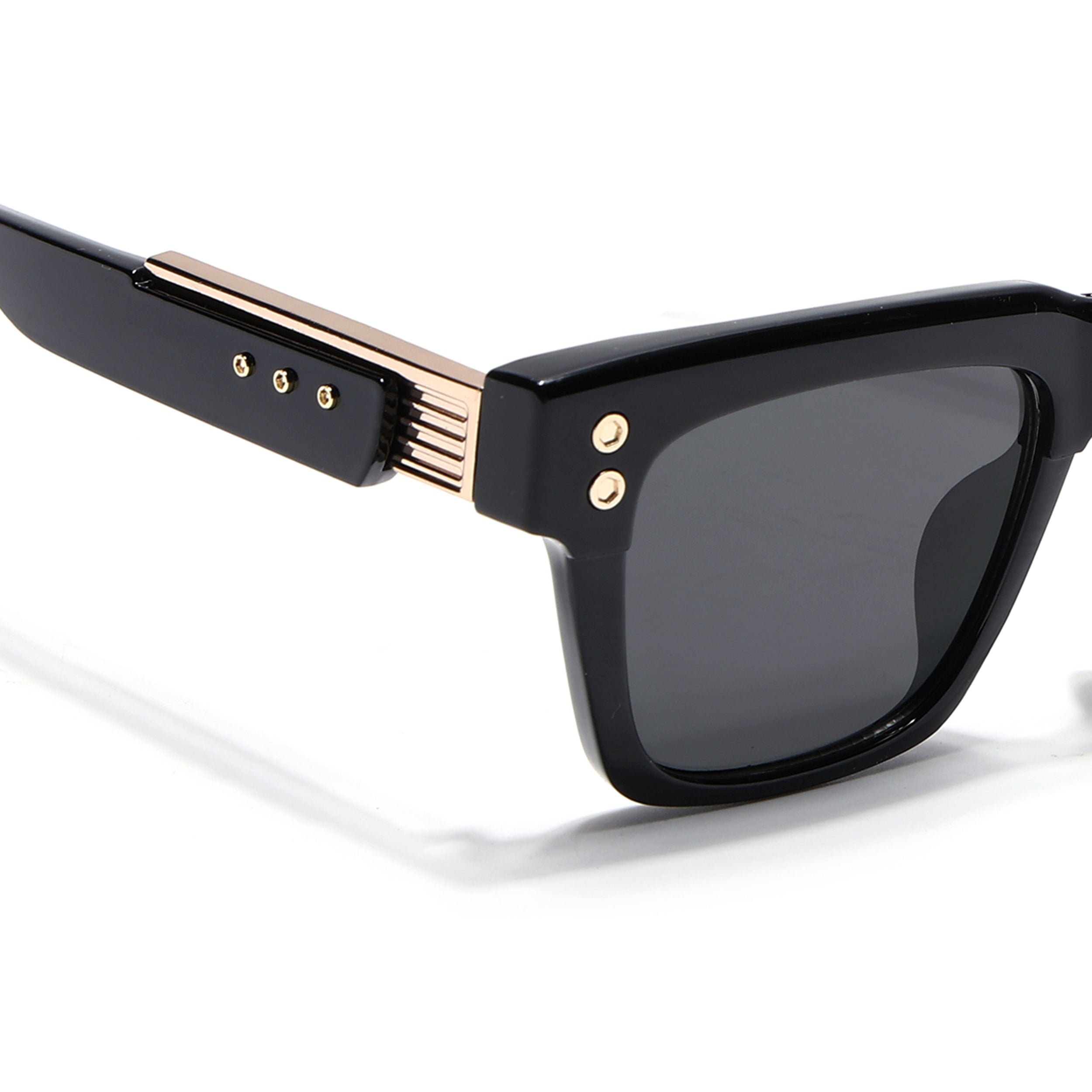 Rizzler | Black Square Sunglasses | Black Lens - MG7593