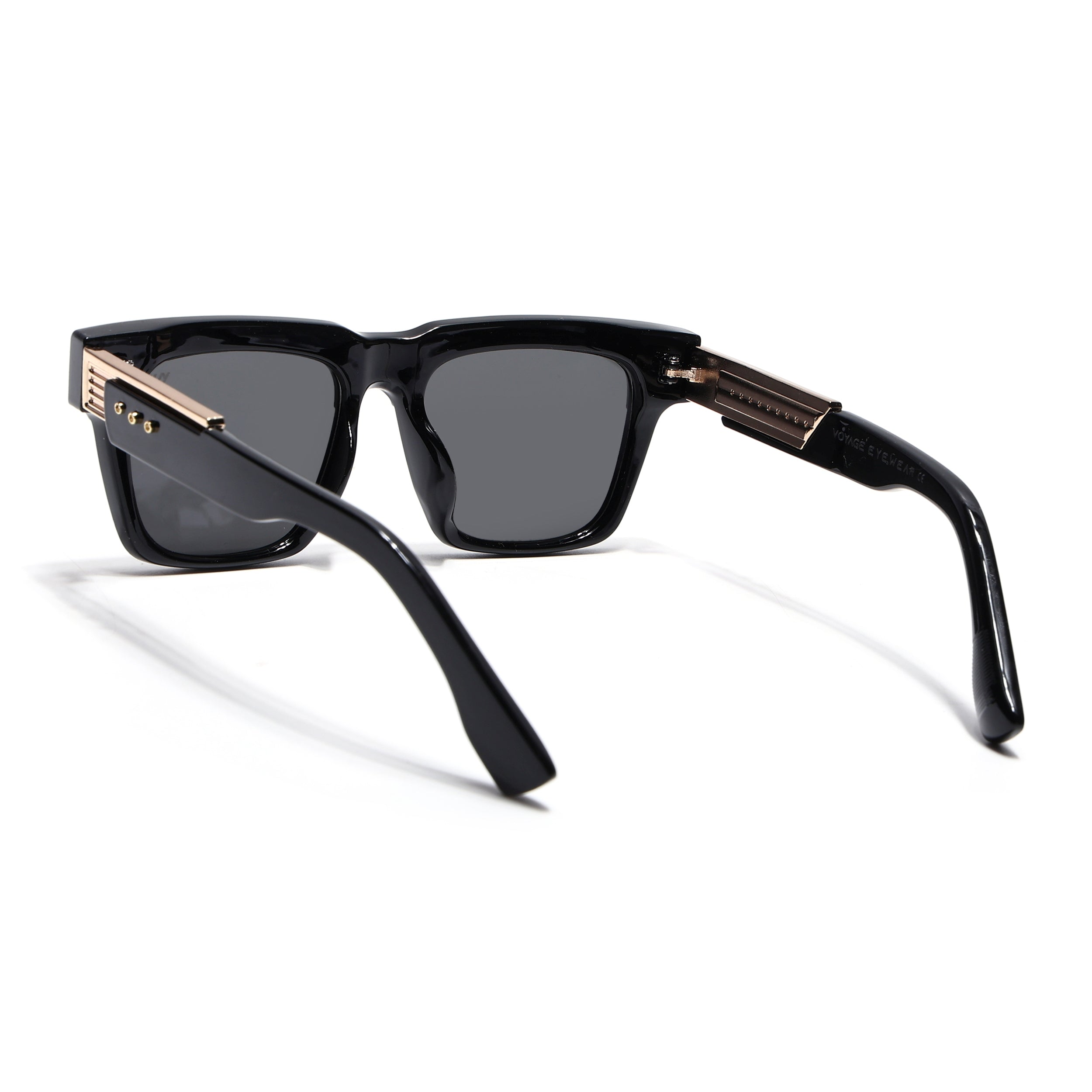 Rizzler | Black Square Sunglasses | Black Lens - MG7593
