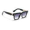 Rizzler | Demi Green Square Sunglasses | Grey & Clear Lens  - MG7596
