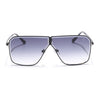 Zephy | Black Wayfarer Sunglasses for Men & Women | Grey & Clear Lens - MG7316